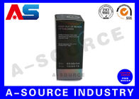 Produk Kustom Kotak Karton Kecil Kotak Botol Peptide 10ml Warna Laser Pelangi