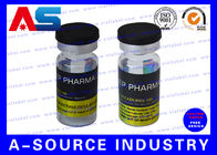 Perekat yang kuat Noble Laboratories Farmasi Peptide Botol Label Untuk 10ml Vital Suntik