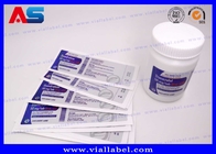 Laser Holographic Foil Label Botol Pil Cetak Untuk Paket Farmasi