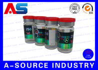 Pencetakan Profesional 10ml Label Vile Dan Karton Hologram Laser Pencetakan label untuk botol kaca