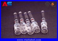 Testosteron 1ml Botol Ampul Printing Clear Amp Dengan Cincin Hias Dicetak