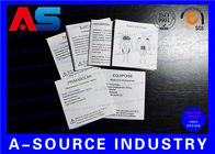 Leaflet Kustom Pencetakan brosur farmasi Untuk Peptide Bodybuilding Drostanolone Propionate Oil Instruction