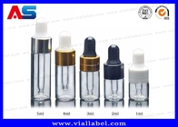 Botol Dropper 4ml / 5ml Vial Kaca Dengan Tutup Screw-On Untuk Menyimpan Minyak Farmasi