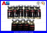 PARA PHARMA Label Botol Kecil Pencetakan, 10ml Label Untuk Vial Kaca Desain Custom
