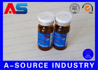 RX 10 ml Label Vial Perak Foil Pencetakan Metalik Untuk Injeksi Laboratorium Boldenone Undecenoate Beberapa-Dosis