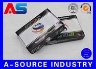 Sarms 100IU Kit Farmasi Label Kotak Perak Foil Laser Hologram Pencetakan, 2 ml Botol Obat Pil Peptide Hcg Label
