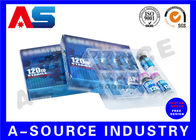 Anti-Fake Peptide Injection Laser 10ml Vial Storage Box Panton Warna Biru Dan Putih
