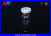 Grey Rubber 2ml Lab Vial Injeksi 2ml Botol Kaca Dengan Gabus Untuk botol kaca bening Peptida