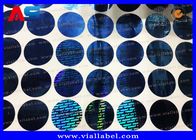 Label Stiker Holografik Kustom kecil Void Seal Untuk Tes Enanthate CorticoPeptide Keamanan Kotak Obat