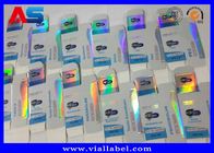 Botol Kaca Kecil 10 ml Vial Storage Box Printing Hologram Foil Dengan Label, Boldenone Undecenoate