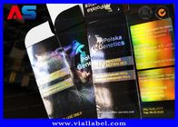 Stamping Hologram Foil Sterial 10 ml Kotak Botol Testosteron Propionate / Kustom Dicetak Farmasi Karton Medis