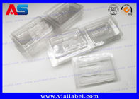PVC Clear Ampoule Blister Packaging Tray Untuk Obat 2ml Vials Engrave Embossing