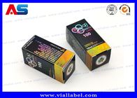 Full Color 10ml Vial Box / Kertas Pembungkus Medicine Storage Box Hologram Printing