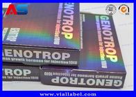 Hologram Printing Human Chorionic Gonadotropin Pharmaceutical Packaging Box 2ml Herb Vial Label kotak