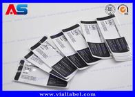 Adhesive Peptides BPC Glass Vial Labels Pencetakan 2ml Vial / 10ml Vial botol farmasi label