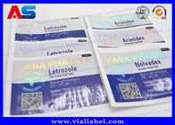 Adhesive Peptide Pharmaceutical Packaging Label Botol 15ml Label botol obat Perak Foil Warna