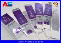 CMYK Pencetakan Peptida Suntik 10ml Kotak Vial Dan Label 10ml botol label gulungan