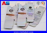 Kotak Karton vial 10 mL Disesuaikan Untuk Binaraga Testosteron Propionate Peptide Botol