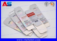 Farmasi Anabolic Peptide Injection 10ml Vial Box / Kotak Penyimpanan Kertas Kecil Testosteron Decanoate