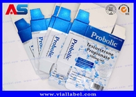 Kotak Penyimpanan Ampul Botol Anti Palsu 81x60x31mm Untuk 1ml Testosteron Propionat