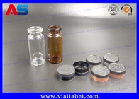 10ML Bio CMYK Printing Farmasi Botol Kaca Dengan Tutup Disetujui ISO19001-2008