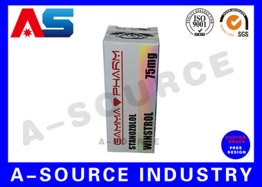 Kothak Minyak Esensial Farmasi Glossy Holographic Printing Kothak kertas 10ml botol