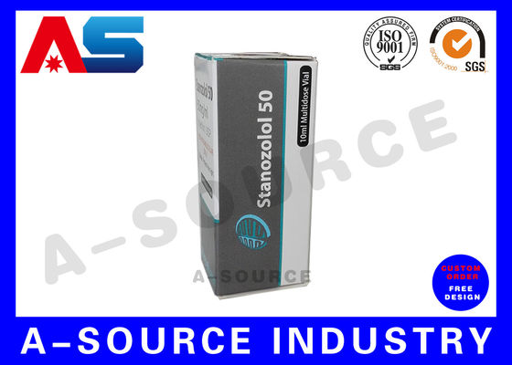 Kotak Penyimpanan Botol Hologram Kustom Cetak Kotak Botol 10ml dan Kemasan / kotak kemasan kecil