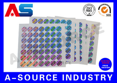 Tamper Proof 3D Custom Holographic Sticker untuk label Peptide kotak kemasan anti stiker hologram palsu