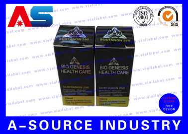 Perak Embossing 10ml Vial Kotak Untuk Botol Kaca Pindah Hologram Kedokteran kemasan obat kotak