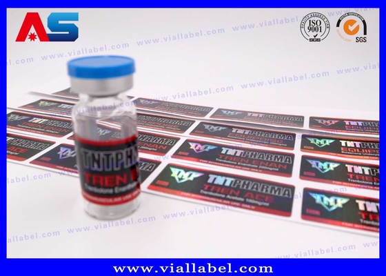 Label botol kaca khusus Laminasi berkilau Untuk obat Paket HCG botol kotak label