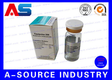 Perekat Organik 10ml Vial Label Botol Vitamin Label Hot Foil Label Botol Obat