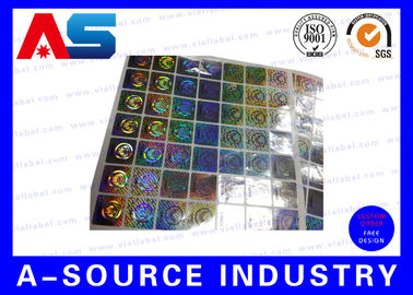 Anti Fake Hologram Security Stickers , Printing 3d Hologram Security Labels Tamper Proof