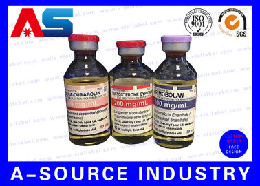 Label Vial Peptida Pencetakan Warna Umum Solusi Kemasan Farmasi