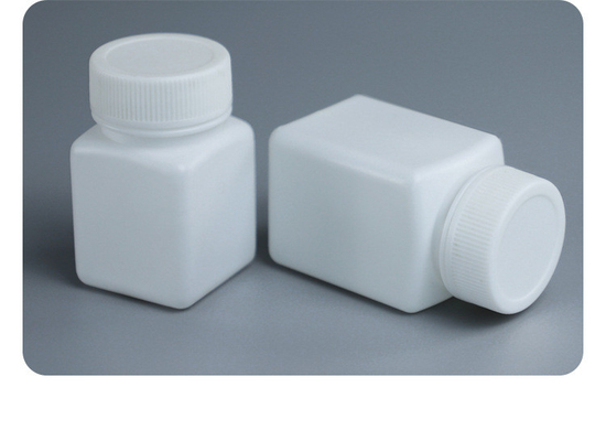 HDPE Plastik Medis Pill Jar Dengan Childproof Tutup Dan Perlindungan Seal botol obat pil