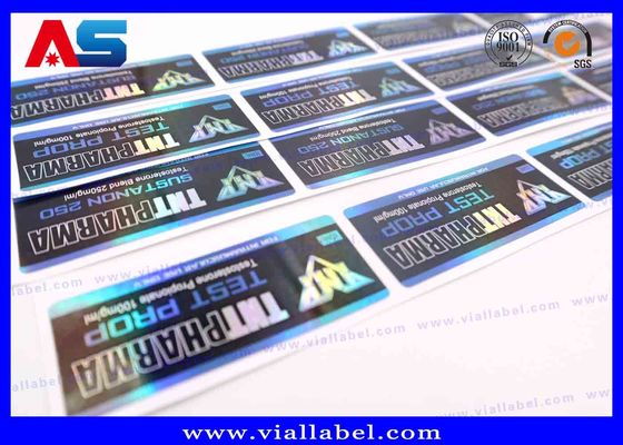 Stiker Label Pribadi Hormon Pertumbuhan Manusia Peptida Kustom untuk Farmasi Label botol 10ml