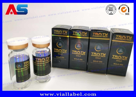 Custom Free Design 10ml Botol Kotak Untuk Label Dan Vial Kemasan obat kemasan kotak