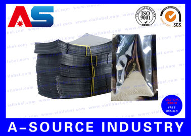 Silver Standing Up Plastic Aluminium Foil Bag For Medication Blister Packs kantong foil aluminium