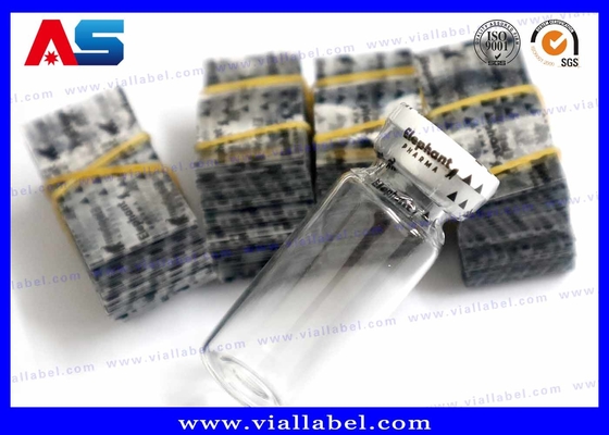 PETG / PVC Heat Shrink Sleeve Label Untuk Penyegelan Tutup Botol Kaca Atau Plastik 10ml