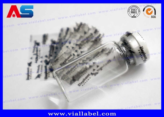Sleeve yang bisa dikurangi panas untuk botol peptida Penutup tutup PVC Label Sleeve yang bisa dikurangi panas