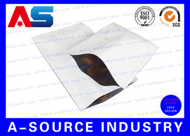 Tas ziplock aluminium foil Heat Seal Custom Printed Re-sealable Aluminium Foil Packaging Bags SGS ISO 9001