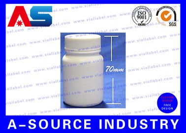 60ml PE Kapsul Botol Pil Plastik 70mm * 27mm Dengan Perlindungan Sensitif Seal Botol obat plastik