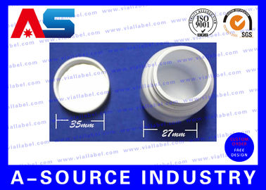 60ml PE Kapsul Botol Pil Plastik 70mm * 27mm Dengan Perlindungan Sensitif Seal Botol obat plastik