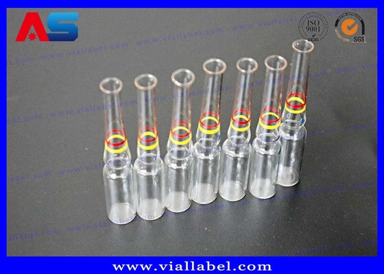 Injeksi Ampul Kaca Farmasi Dengan Cincin Hijau / Cincin Kuning