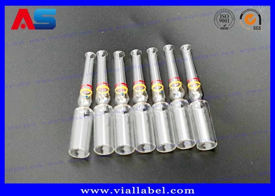Injeksi Ampul Kaca Farmasi Dengan Cincin Hijau / Cincin Kuning