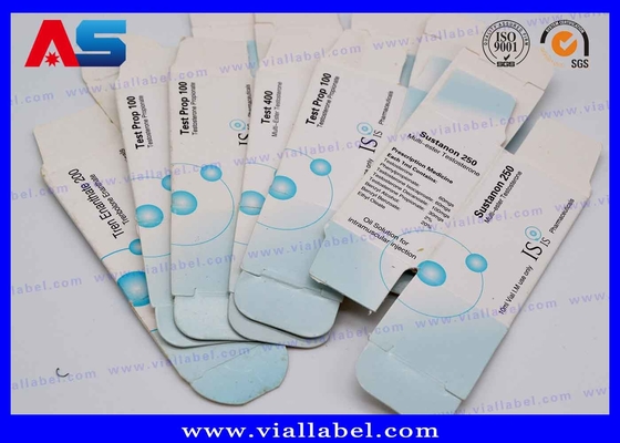 Glossy / Matt Bio Custom 10mL Vial Box Cardboard Moving Boxes For Lab Test Boxes for vials Kotak untuk vial
