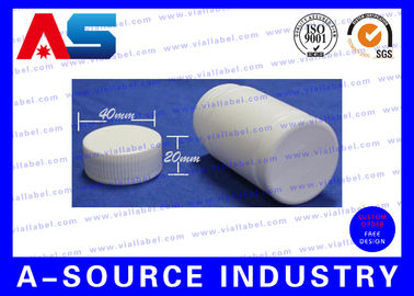 Eco - Ramah 80ml Botol Plastik Bulat Pil / Botol Obat Dengan Cap Sekrup Botol Obat Plastik