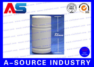Eco - Ramah 80ml Botol Plastik Bulat Pil / Botol Obat Dengan Cap Sekrup Botol Obat Plastik