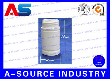 Eco - Ramah 80ml Botol Plastik Bulat Pil / Botol Obat Dengan Cap Sekrup Botol Obat Plastik