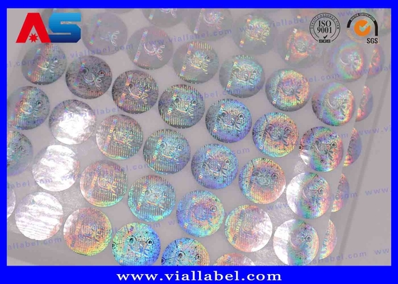Label Keamanan 3D Holographic Custom 20mm Anti-pemalsuan Kode Keamanan Sticker Label