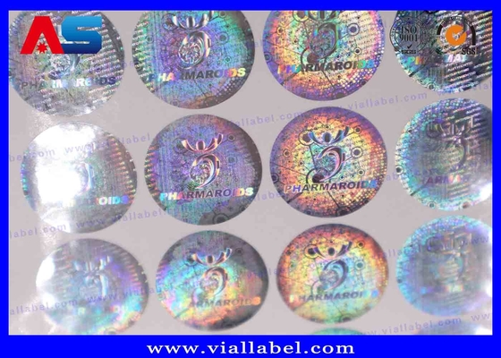 Label Keamanan 3D Holographic Custom 20mm Anti-pemalsuan Kode Keamanan Sticker Label